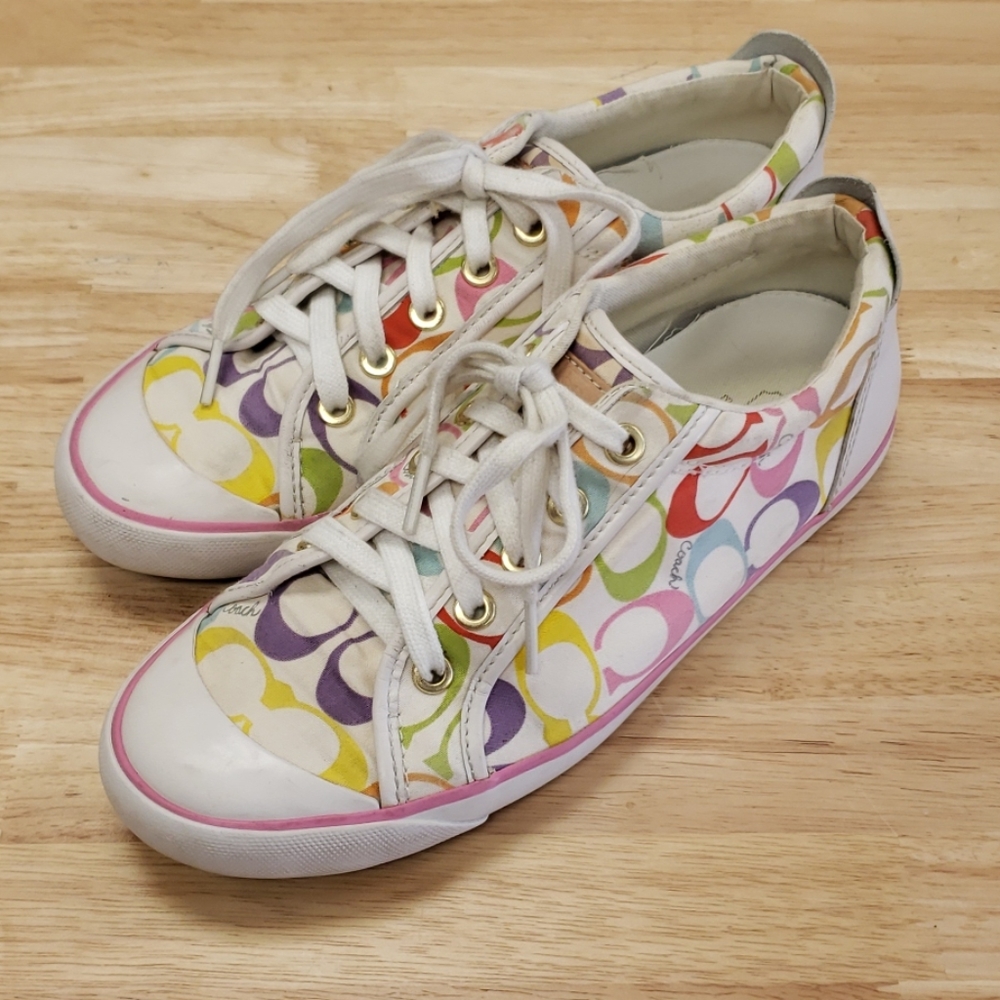 Coach Barrett Sneaker Signature C Multicolored 8.5